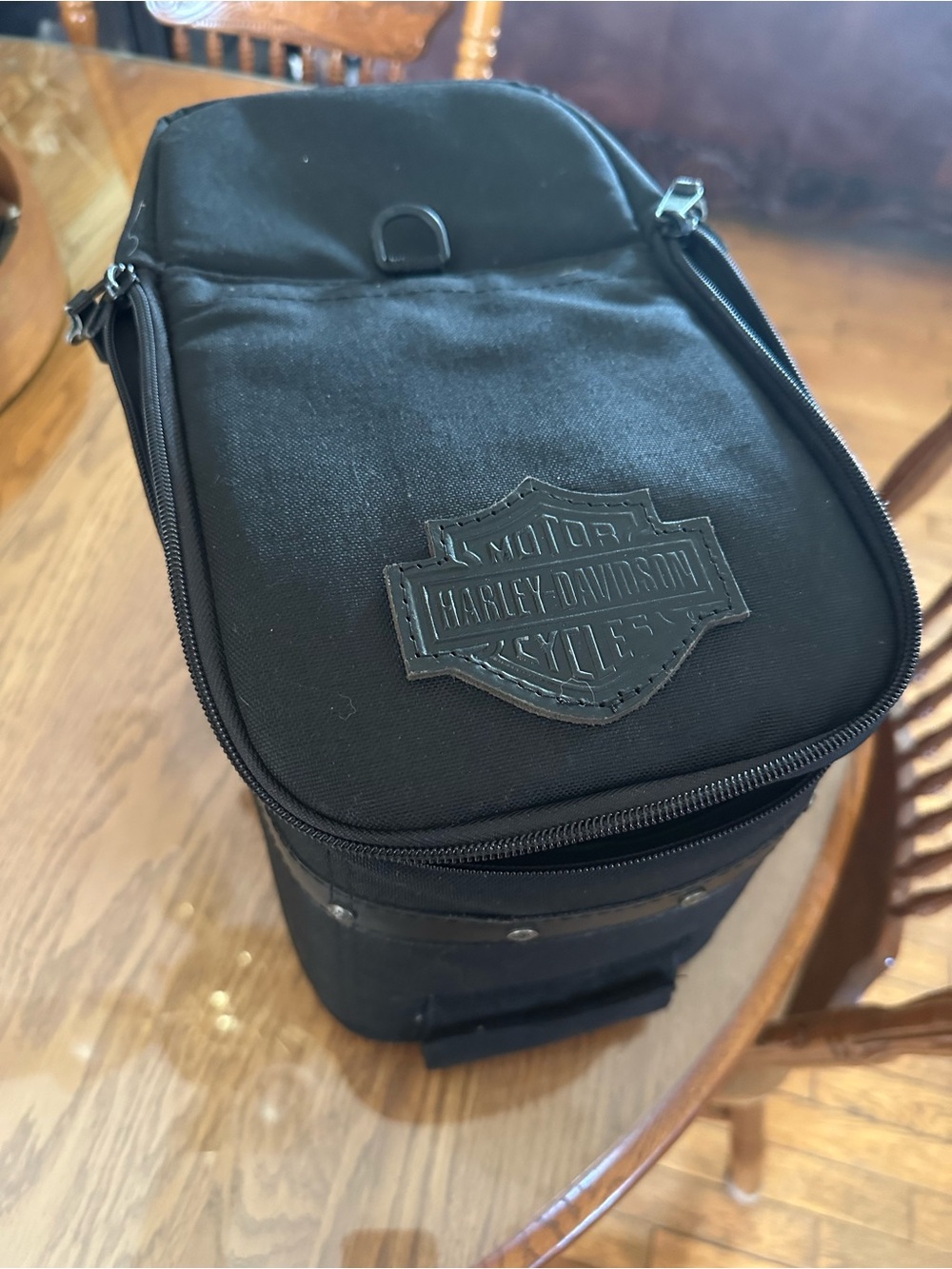 Harley-Davidson Black Travel bag with Logo for extra space